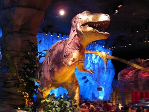 Dinosaur-greeter-T-Rex-Downtown-Disney