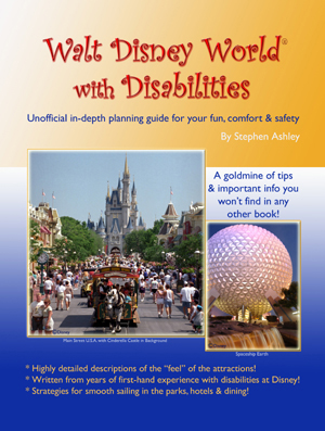 walt disney world with disabilities book cover
