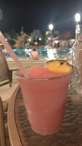 Drink at pool from Banana Cabana