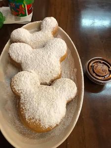 Beignets at Port Orleans Riverside food court