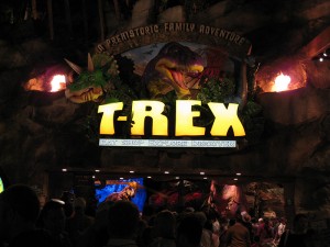 T-Rex-Disney Springs-Dinosaur-sign