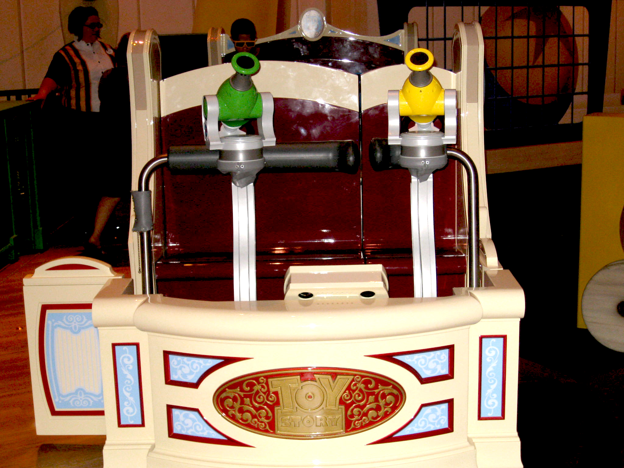 Toy Story Mania ride car 