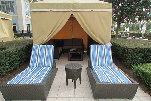 Waldorf Astoria Orlando private pool cabanas