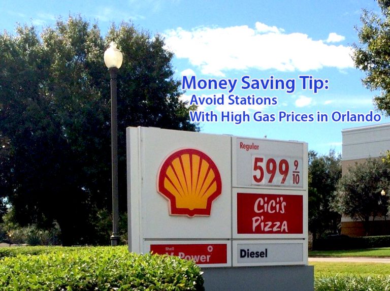 Avoid Stations With High Gas Prices in Orlando Area Walt Disney World