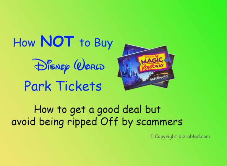 Where NOT To Buy Disney World Tickets avoiding Scams Walt Disney 