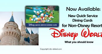 Breaking News: Disney Offers Quick-Service Dine Card with Select Non-Disney Resort Packages (Limited Time Offer)
