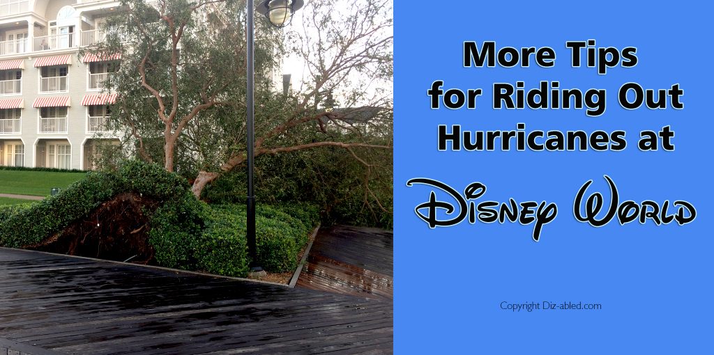 More tips for riding out hurricanes at Disney World