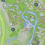 Dog walking map for Disney's Port Orleans Riverside Resort