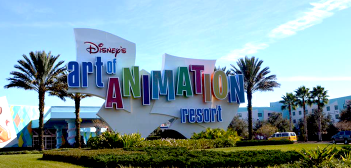 Disney's Art of Animation Front Entrance Sign
