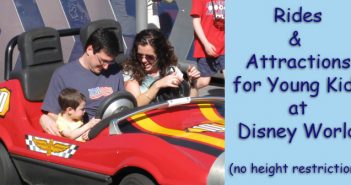 Rides & Attractions Suitable for Children – With No Height Requirements rides for children with no height restrictions at Disney World