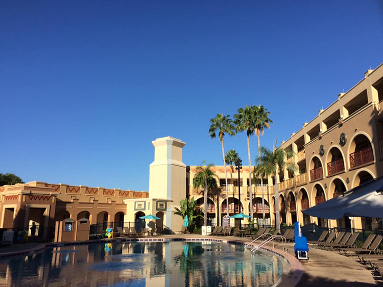 Casitas quiet pool at Disney's Coronado Springs Resort