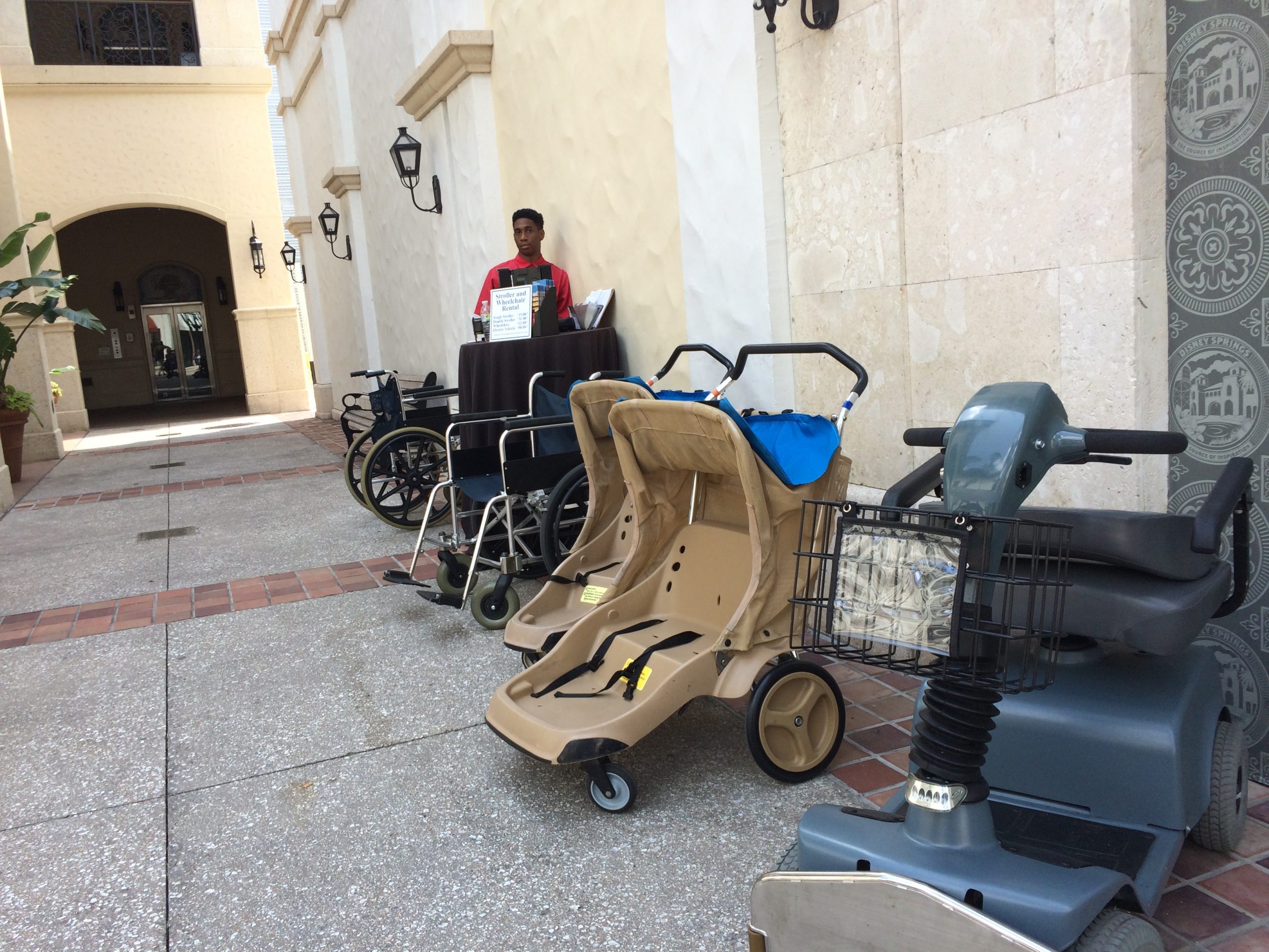 disney stroller as wheelchair