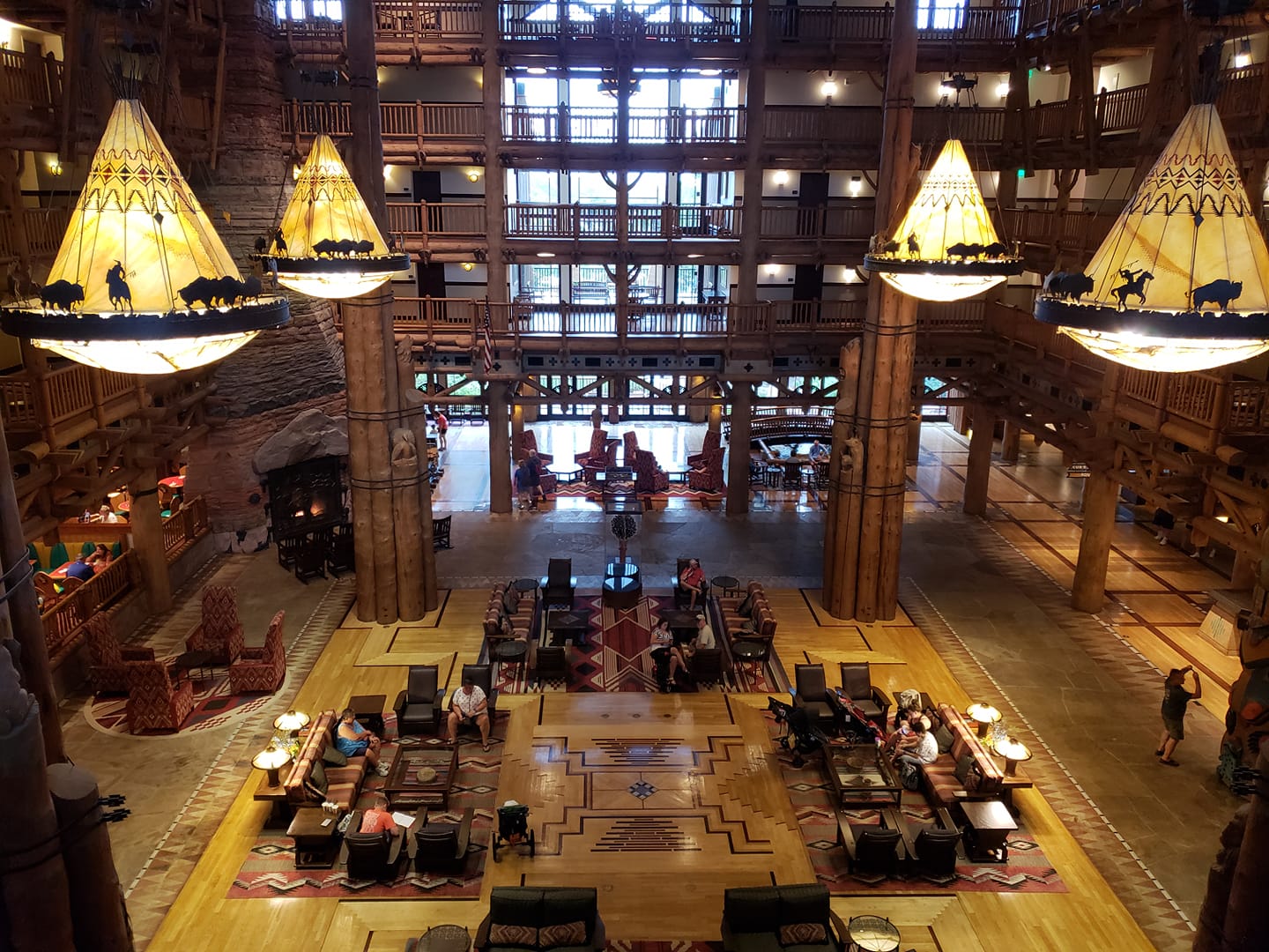 Lobby of the Wilderness Lodge
