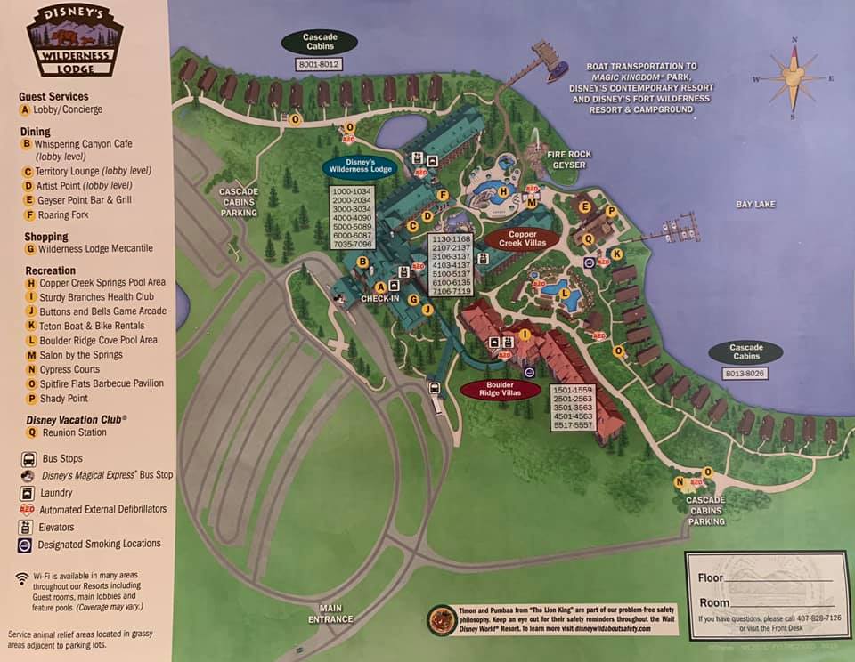 Wilderness Lodge Resort Map Wilderness Lodge Resort & Deluxe Villas At Walt Disney World - Walt Disney  World Made Easy For Everyone