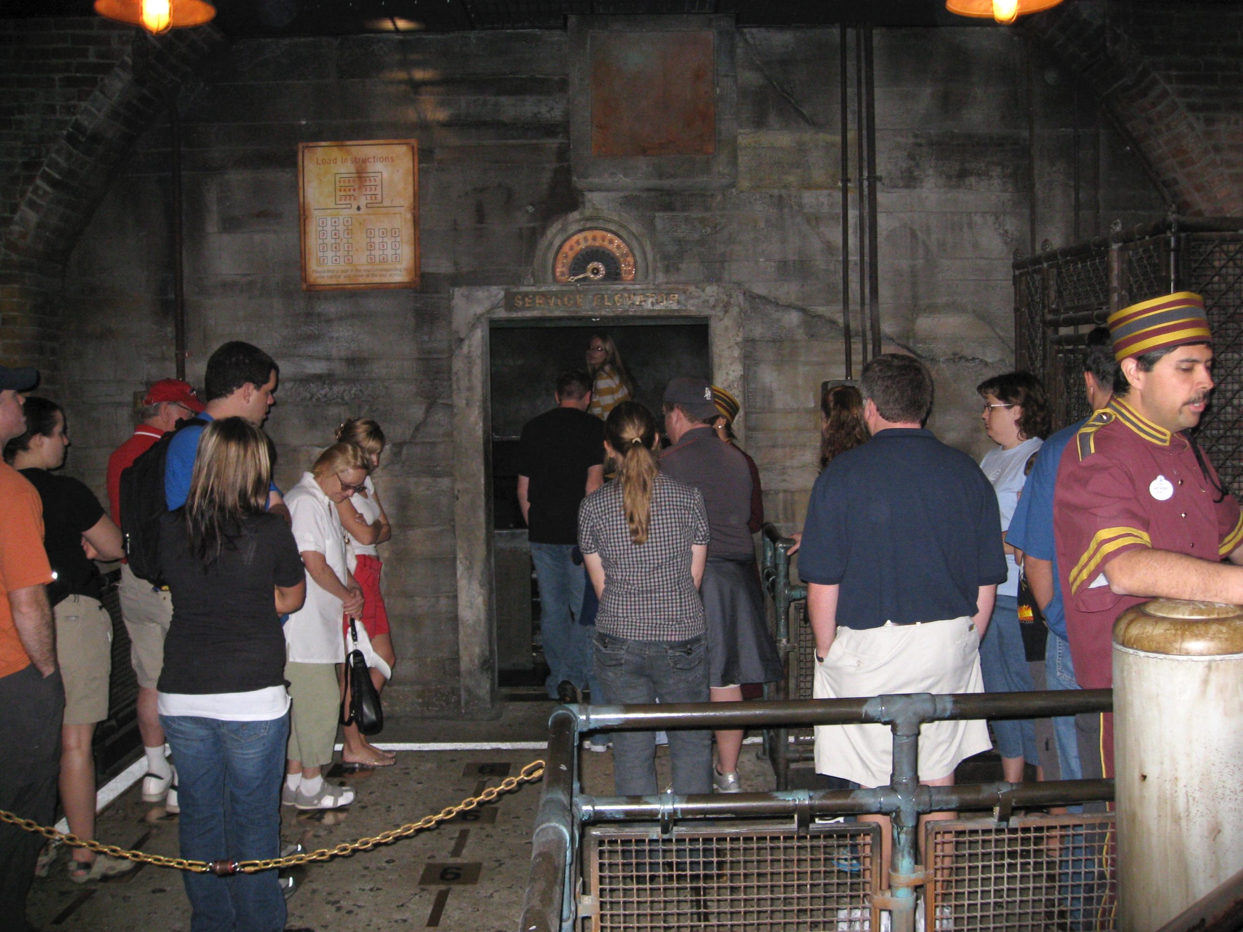 tower of terror elevator ride