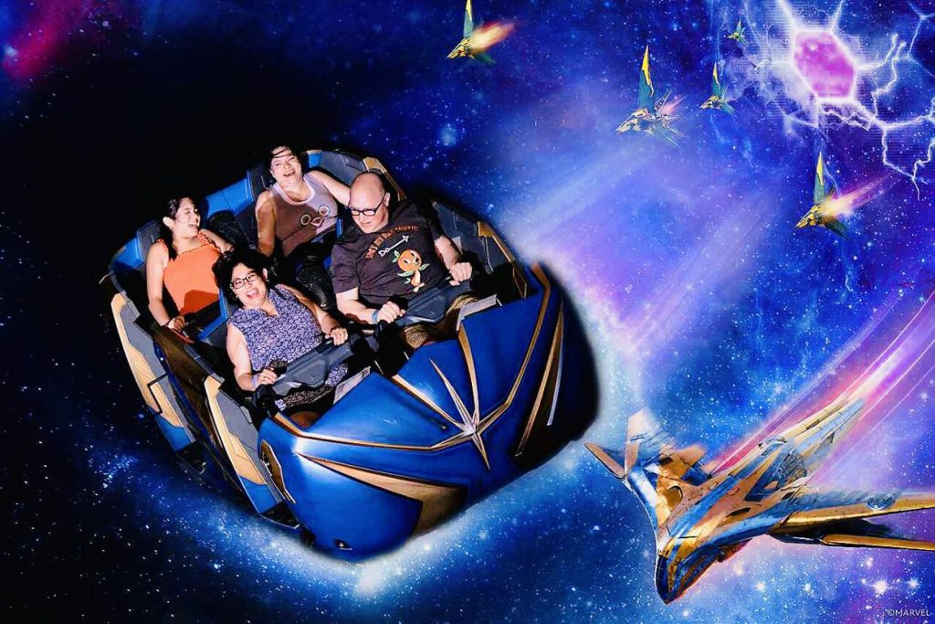 Guardians of the Galaxy ride car photo